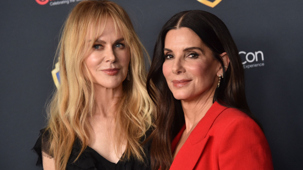 Nicole Kidman and Sandra Bullock’s Matching Waves Are Practically Magic—See the Photos